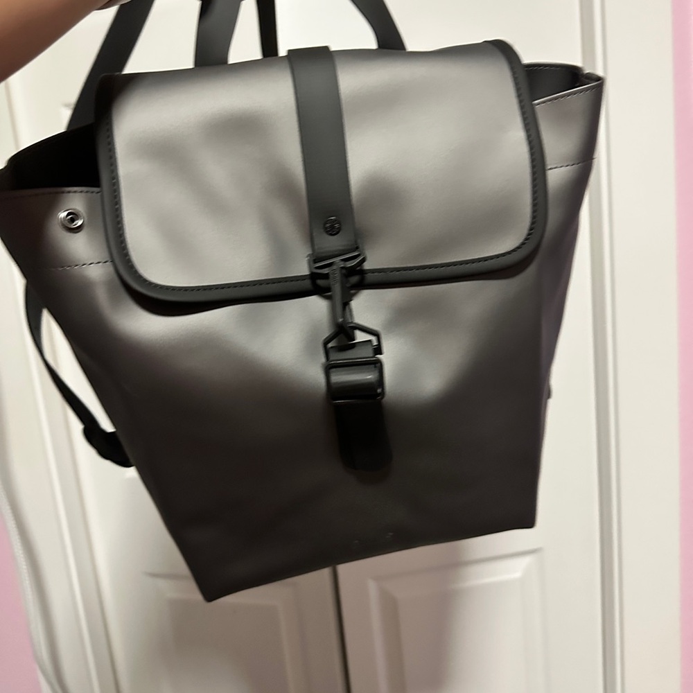 Sold Rains Dark Grey Metallic Backpack